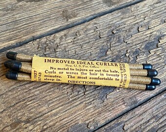 Vintage Improved Ideal Curlers (6)