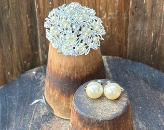 Vintage Estate Art (Arthur Pepper) Brooch & Earrings