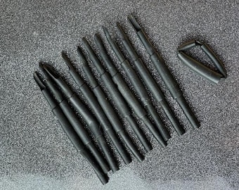 Vintage Rubber Bendy Curlers (11)