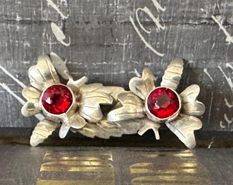 Vintage Estate Sterling Moth Brooch