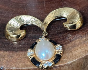 Vintage Estate Vendome Brooch & Earring Set