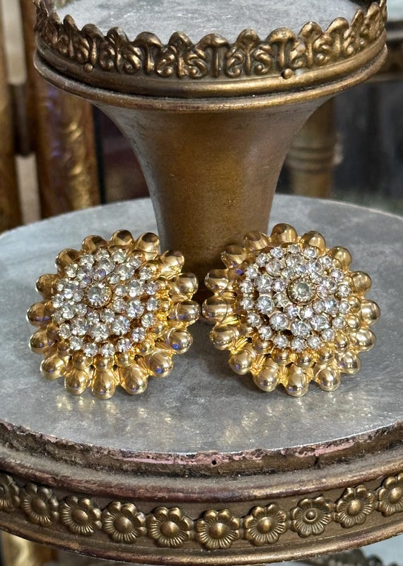Vintage Estate Simon Chang Clip Earrings