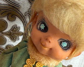 Vintage 1960's Japanese doll dressed