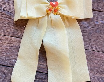 Vintage Hair Bows on Comb (3)