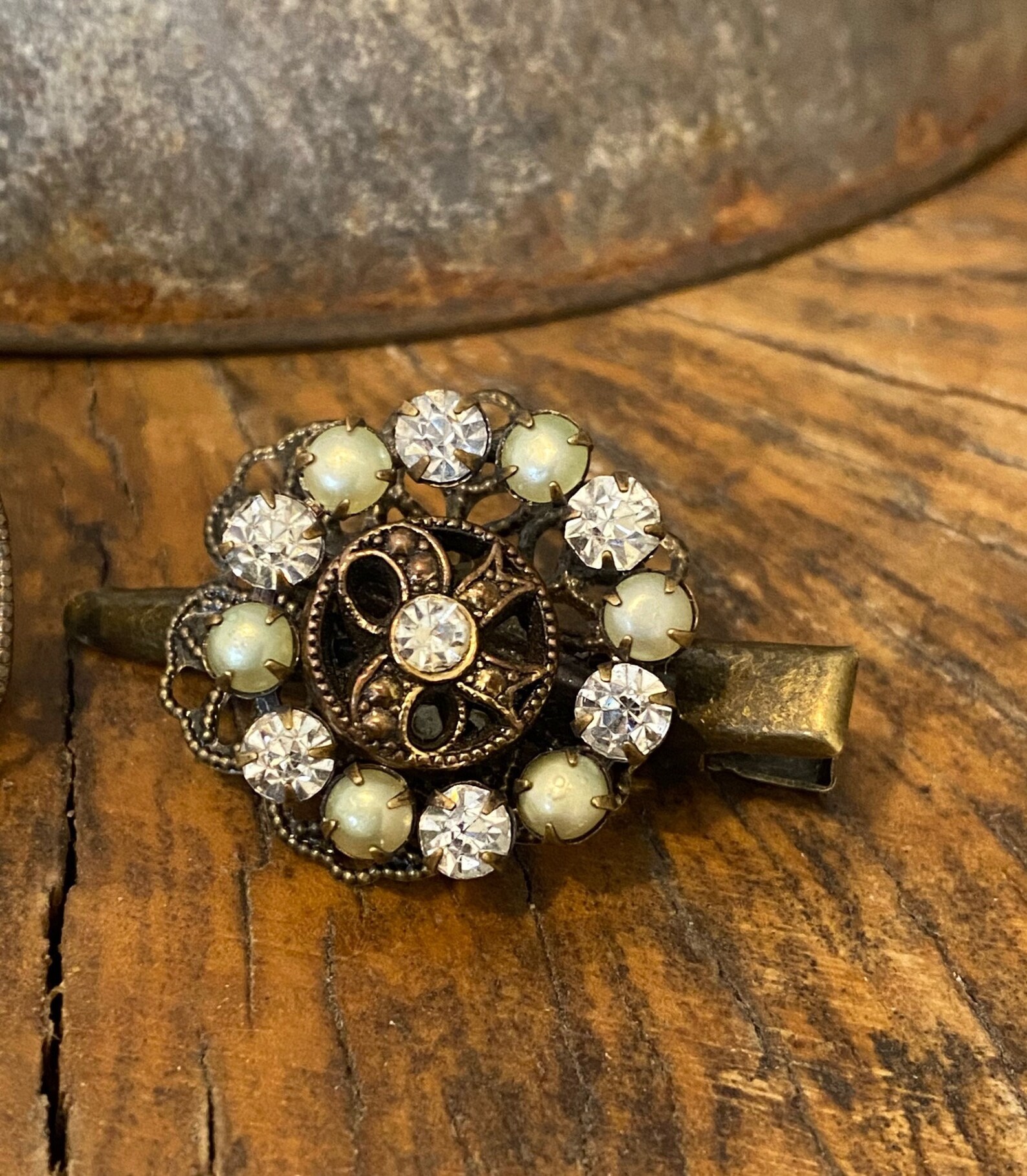 Vintage Decorated Hair Clips 3 Etsy