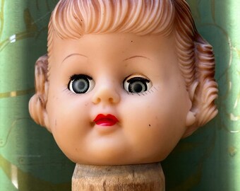 Vintage Rubber Doll Head