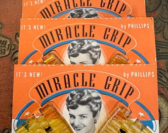 Vintage New Old Stock Miracle Grip Combs (one) Made in the USA