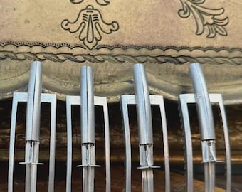 Vintage Solo Aluminum Hair Wavers Set of 4