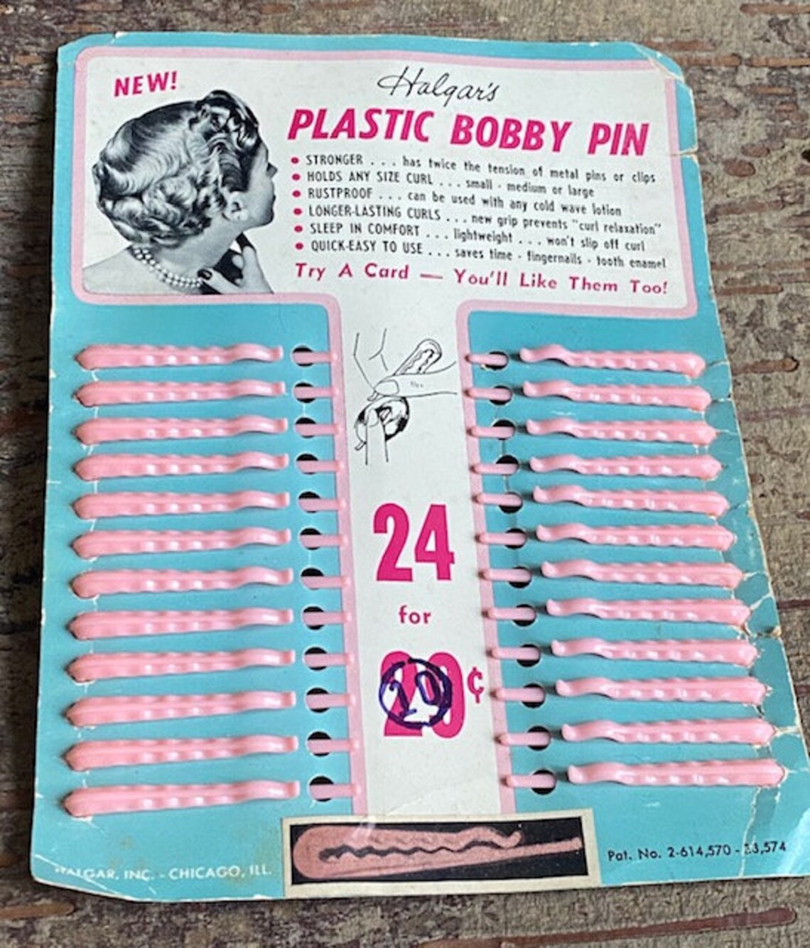 plastic bobby pins