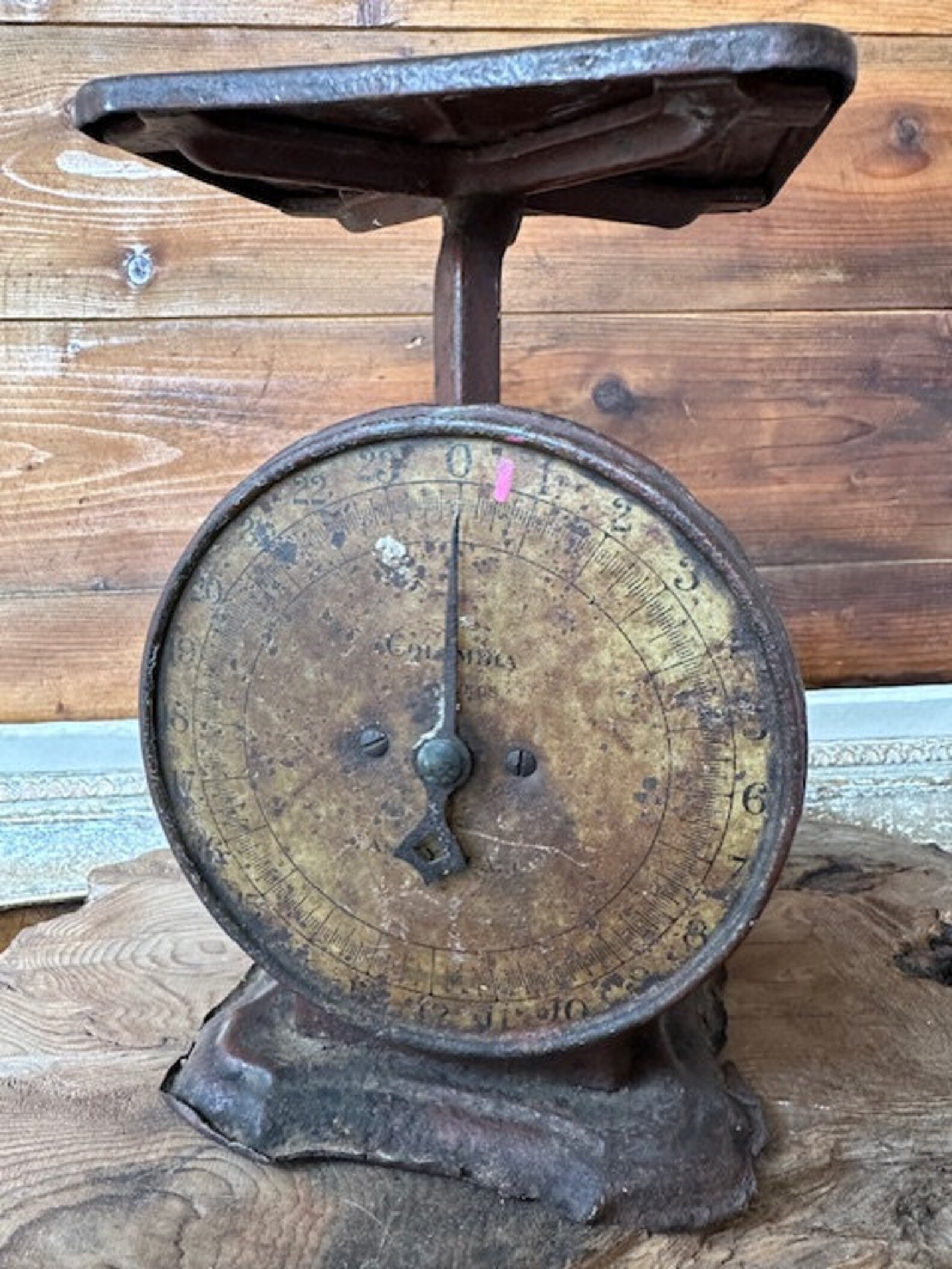 Vintage Rusty Scale - Etsy