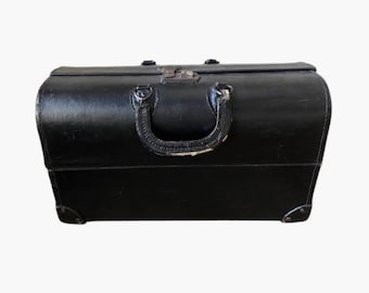Vintage Black Dr Bag