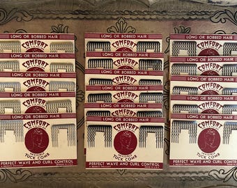 Vintage New Old Stock Comfort Tuck Combs (one) Made in the USA