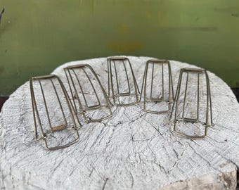 Vintage Ehrlich Rose Metal Hair Wavers Set of 5