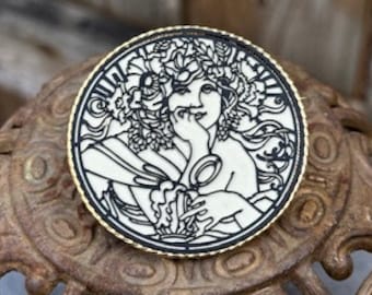 Vintage Estate Jan Max Brooch 1971