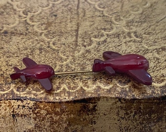 Vintage Deep Red Tie Pin