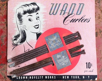 Vintage Wand Curlers (1 card)