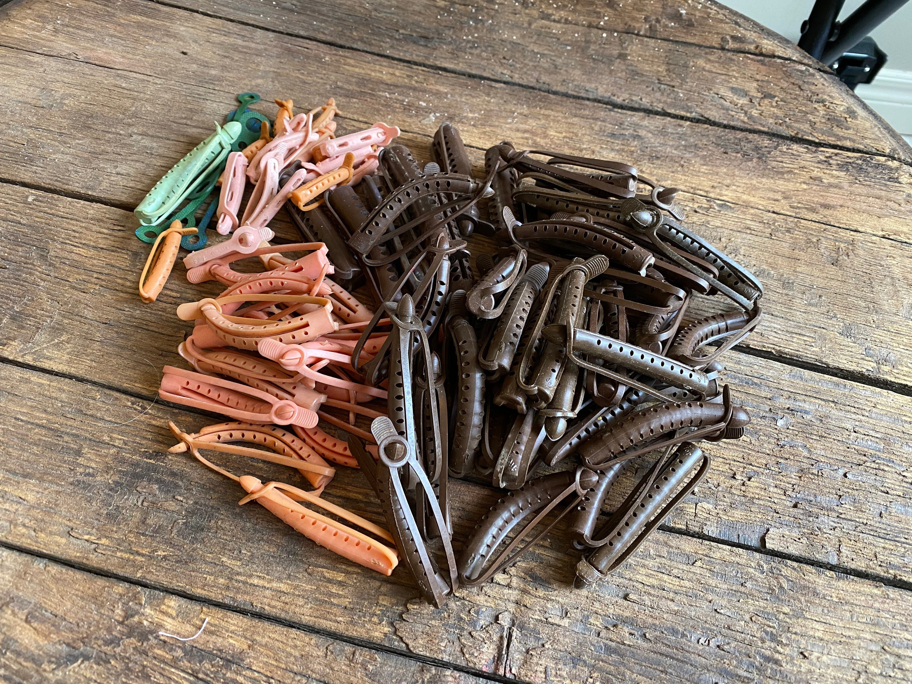 Vintage Lot of Rubber Curlers