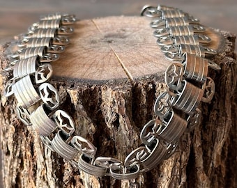 Vintage Estate Book Chain Necklace