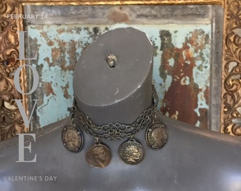 Vintage Coin Choker