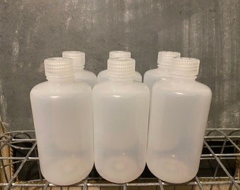 6 x 250ml nalgene ldpe bottles