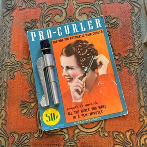 Hair Ties Pin Twirls Conair Hair Pins 1940's 1950's Vintage