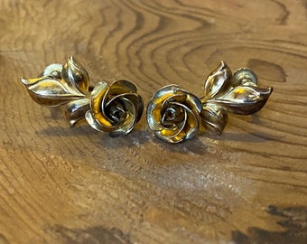 Vintage Boyd Bonds Sterling Screw Back Earrings