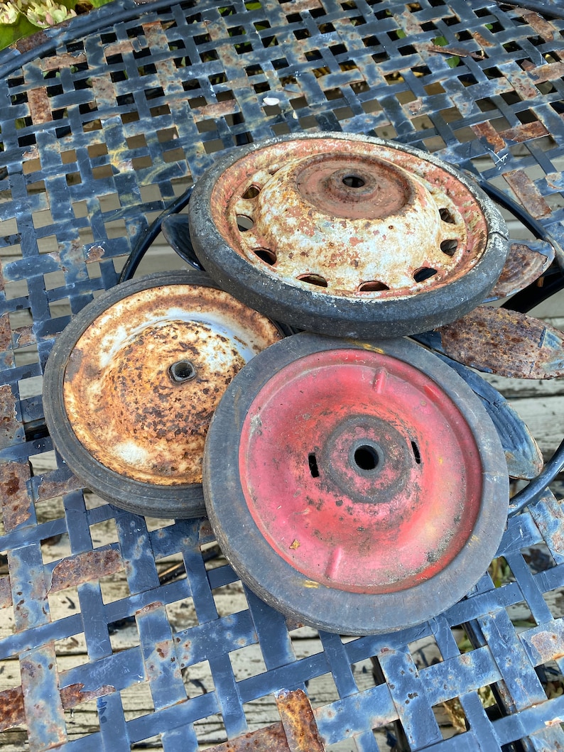 Vintage Metal Wheels Etsy