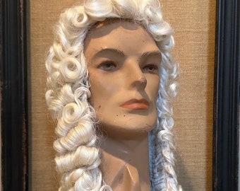 Vintage Theatrical Hairgood Victorian Costume Wig White Curls by Ideal