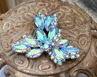 Vintage Estate Jay Kel Blue Brooch