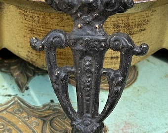 Vintage Black Aluminum Finial