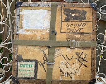 Vintage 1960's Film Canister & Case