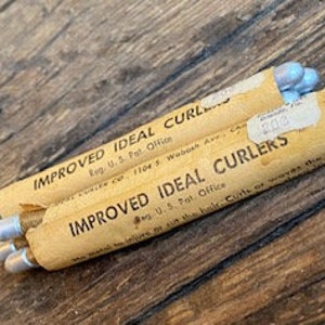 Vintage New Old Stock Improved Ideal Curlers (8)