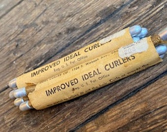 Vintage New Old Stock Improved Ideal Curlers (8)