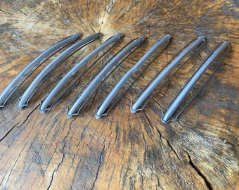 9 Vintage aluminum hair wave curlers