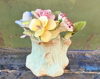 Vintage Adderley Floral Bone China Flowers