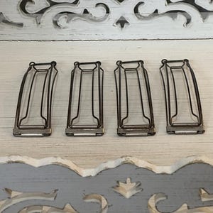 Vintage Ehrlich Rose Metal Hair Wavers Set of Four Made in the USA