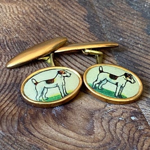 Vintage Dog Themed Cufflinks