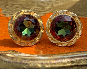 Vintage Watermelon Glass Men's Cufflinks