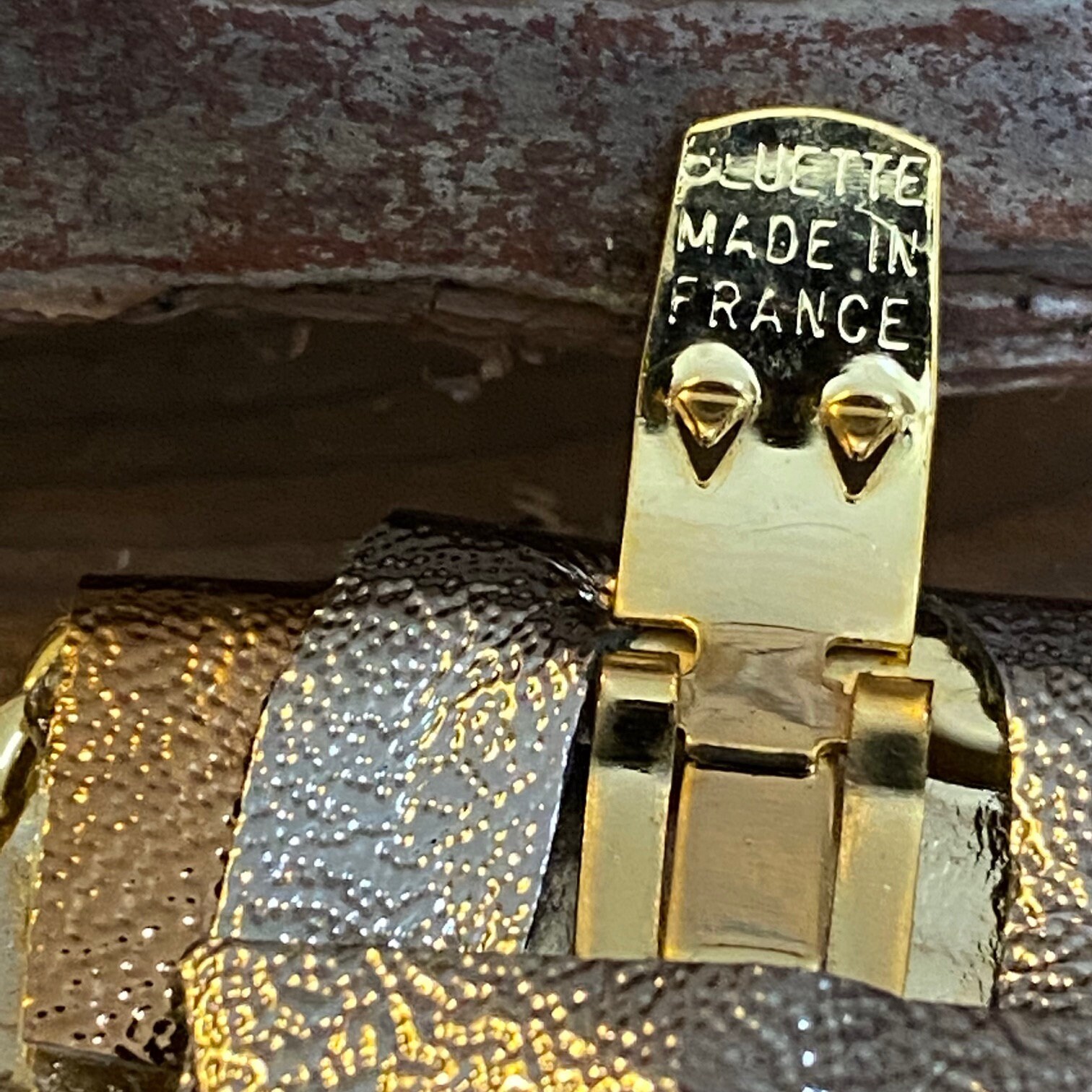 Vintage Tri Color Bluette Shoe Clips Made in France Etsy