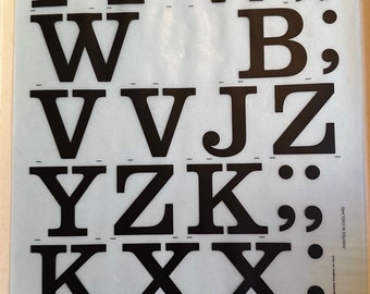 Vintage Letraset Incomplete Sets (1)