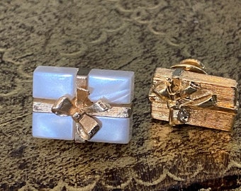Vintage Present Tie Pins