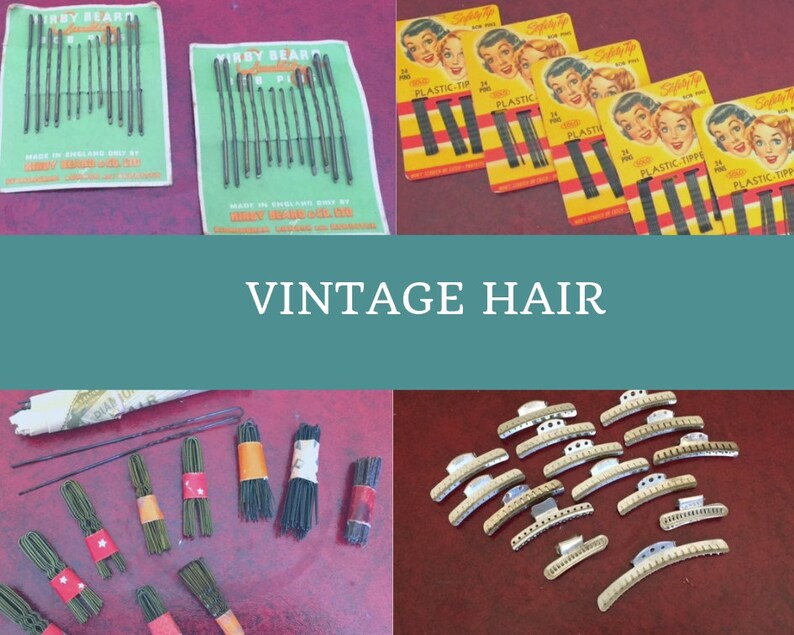 Vintage Hair Pins Curlers Lot 4 Different Lots Look At Etsy