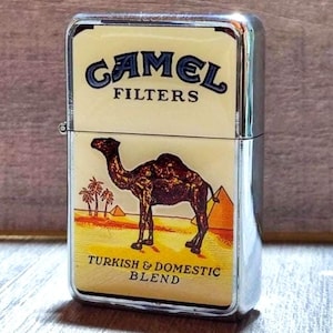 New Rare Unique Vintage style Camel design for Zippo Windproof Personalized Refilled Cigars Cigarettes Gift Engraved Flip Top Retro Lighter