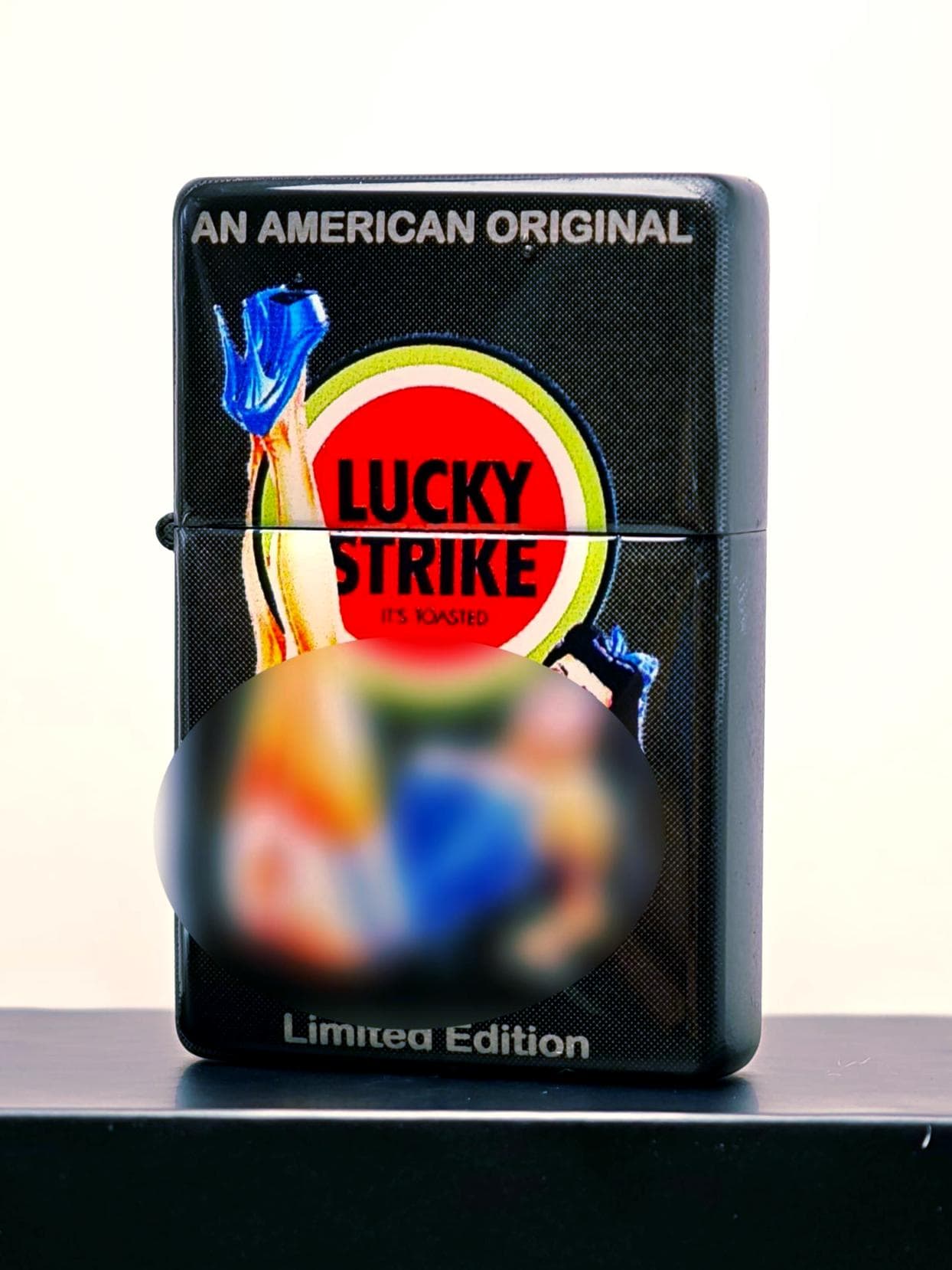 Lucky Strike ZIPPO or American Style Flip Top Pin up Lighter