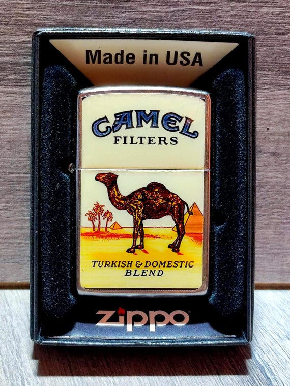 Camel ZIPPO Lighter (personalize Engrave), Retro Vintage Style - Etsy