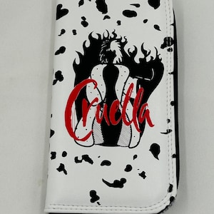 Cruella Zip Around Wallet / Hecho a mano