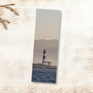 Lighthouse Bookmark Ocean Seascape Bookmark Pacific West Coast PWC Bookmark Vancouver BC Coastal Shoreline Bookmark image 1