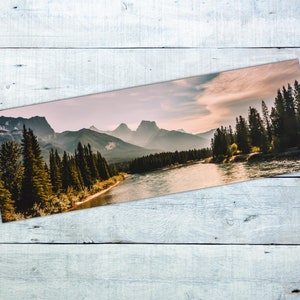 Canadian Rockies Bookmark, Mountain Bookmark, Rocky Mountains Bookmark, Landscape Scene Bookmark, Gift for Nature Lover