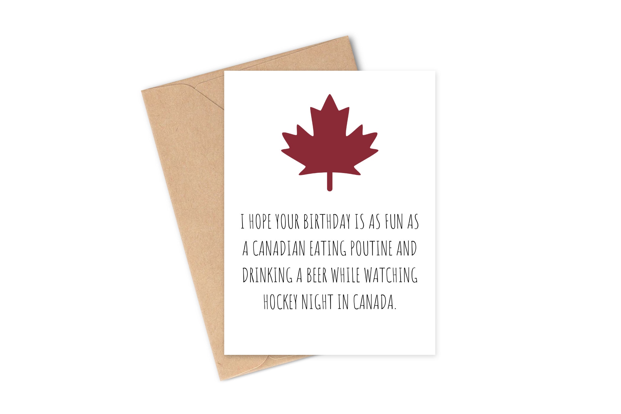 Canada Birthday Card