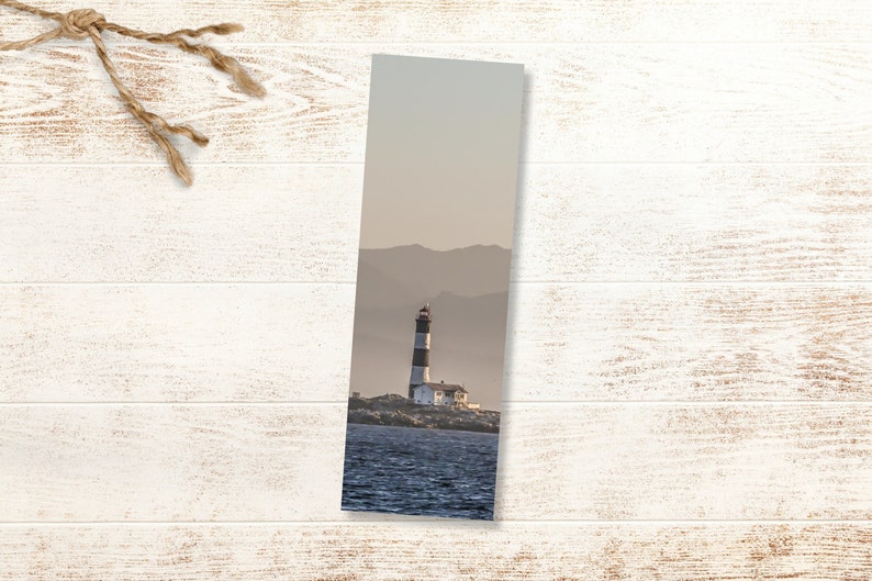 Lighthouse Bookmark Ocean Seascape Bookmark Pacific West Coast PWC Bookmark Vancouver BC Coastal Shoreline Bookmark image 1